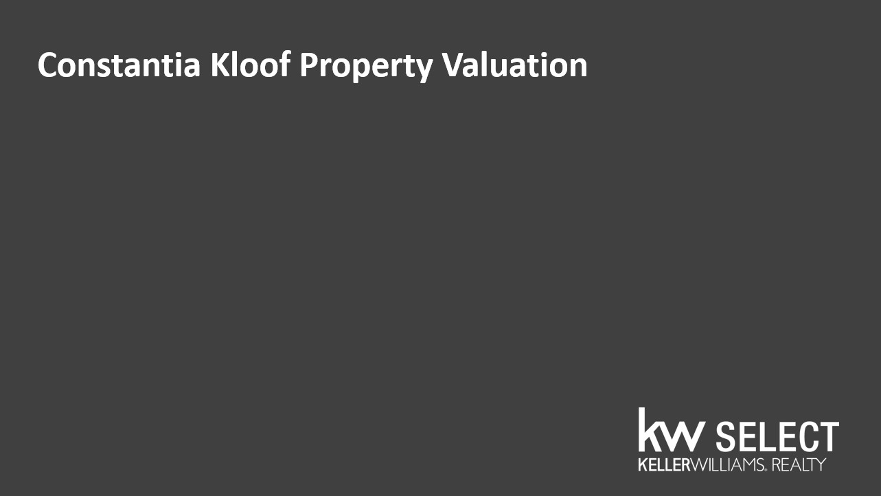 Do you need a Constantia Kloof property valuation?